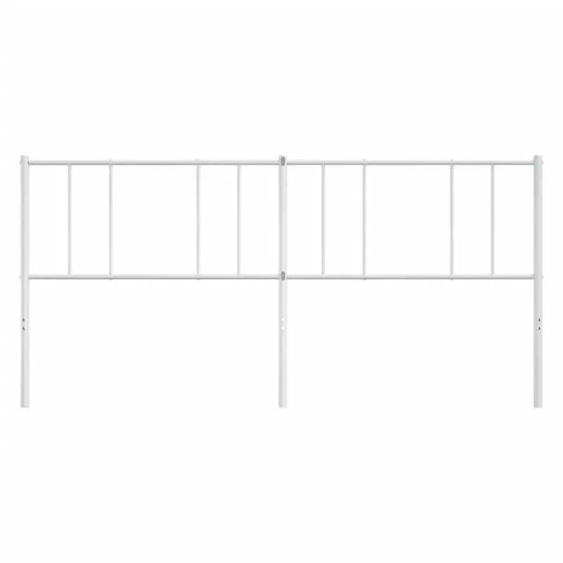 Metalinis pakaitinis galvūgalis, baltos spalvos, 193cm
