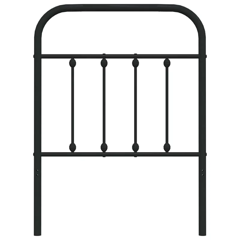 Metalinis pakaitinis galvūgalis, juodos spalvos, 75cm