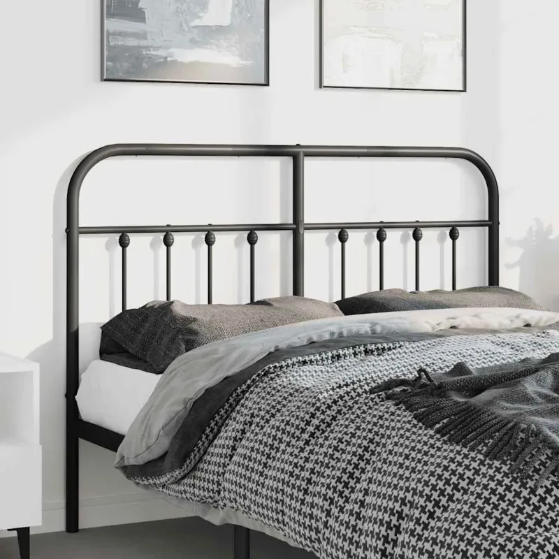 Metalinis pakaitinis galvūgalis, juodos spalvos, 135cm