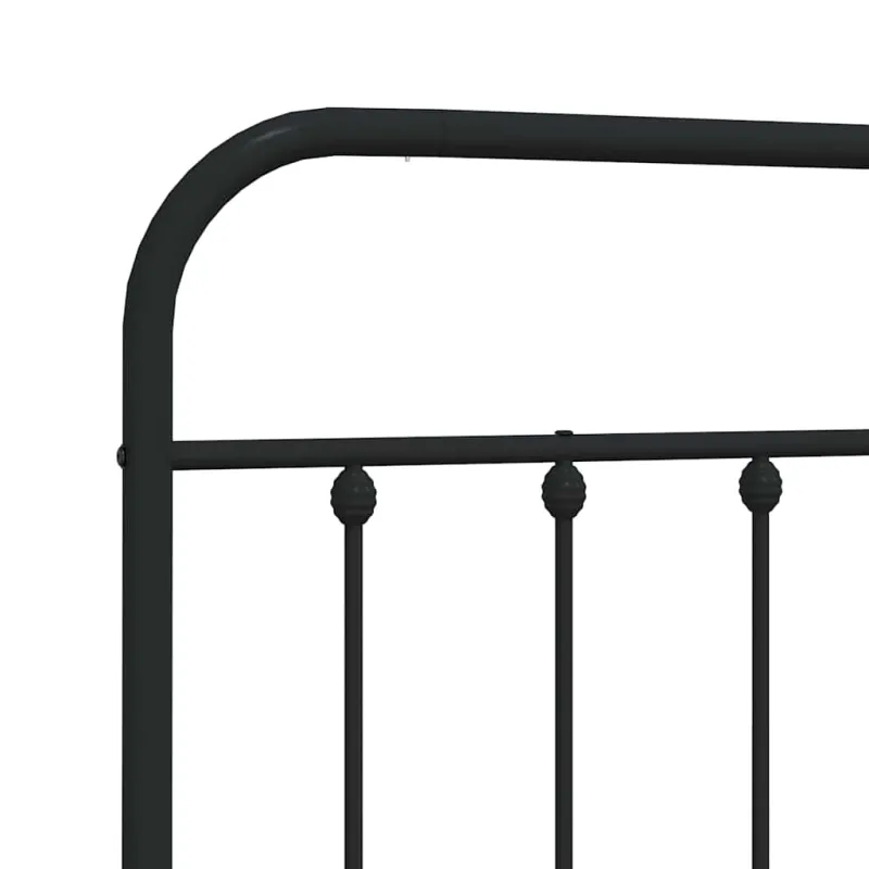 Metalinis pakaitinis galvūgalis, juodos spalvos, 135cm