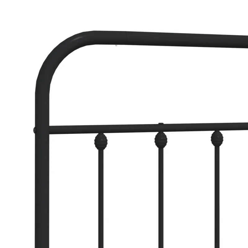 Metalinis pakaitinis galvūgalis, juodos spalvos, 140cm