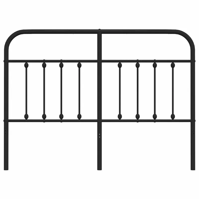 Metalinis pakaitinis galvūgalis, juodos spalvos, 150cm