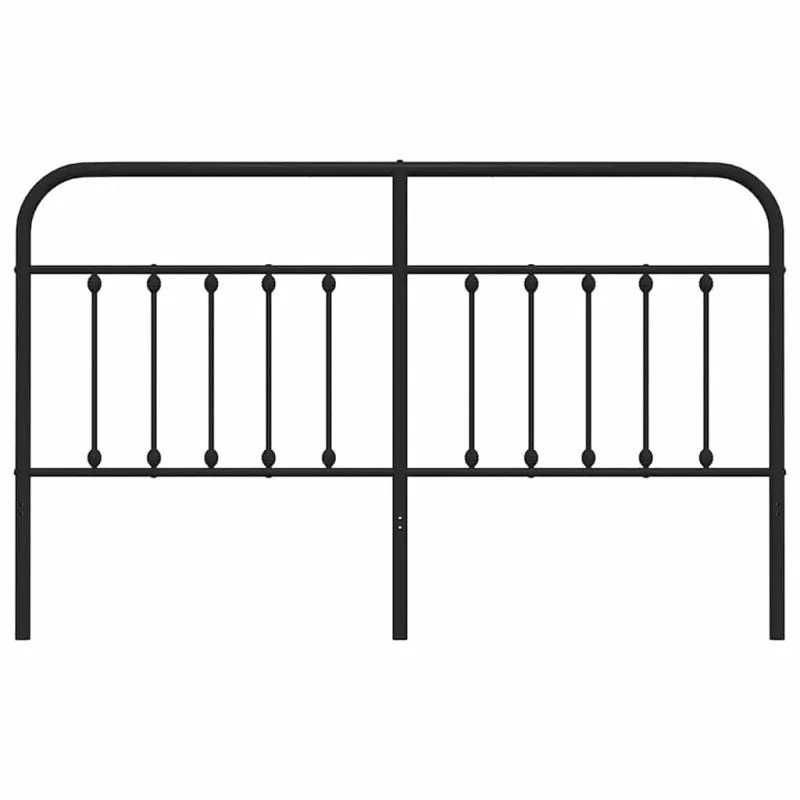 Metalinis pakaitinis galvūgalis, juodos spalvos, 160cm