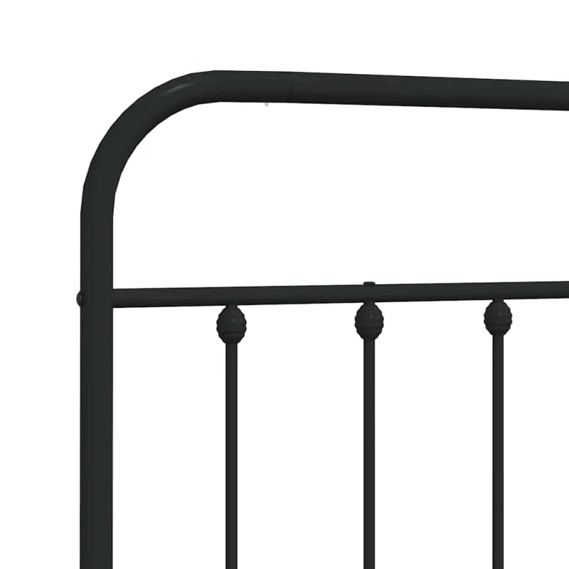 Metalinis pakaitinis galvūgalis, juodos spalvos, 160cm