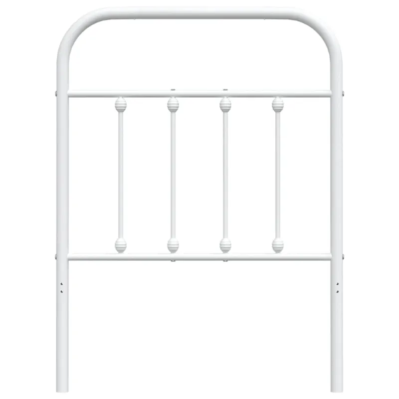 Metalinis pakaitinis galvūgalis, baltos spalvos, 75cm