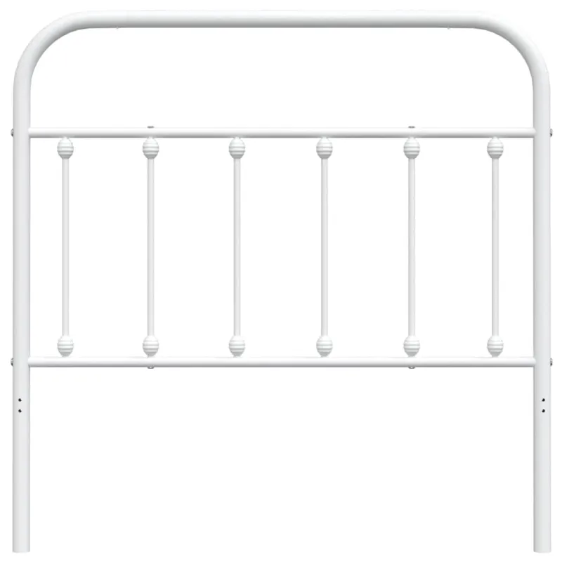 Metalinis pakaitinis galvūgalis, baltos spalvos, 100cm