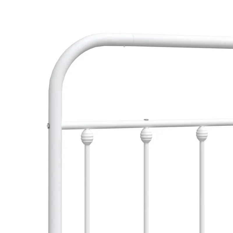 Metalinis pakaitinis galvūgalis, baltos spalvos, 100cm
