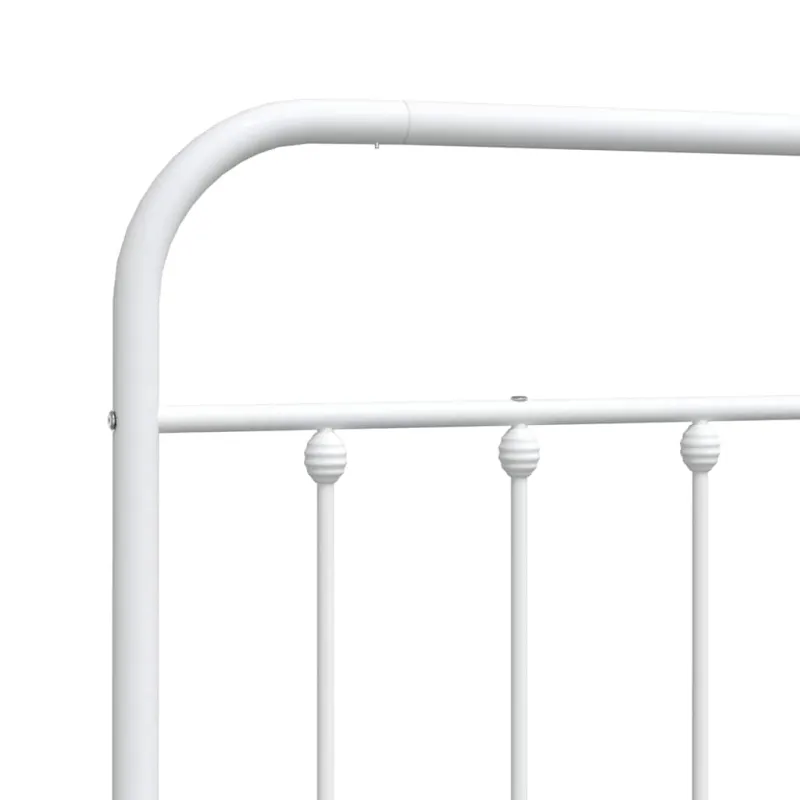 Metalinis pakaitinis galvūgalis, baltos spalvos, 120cm