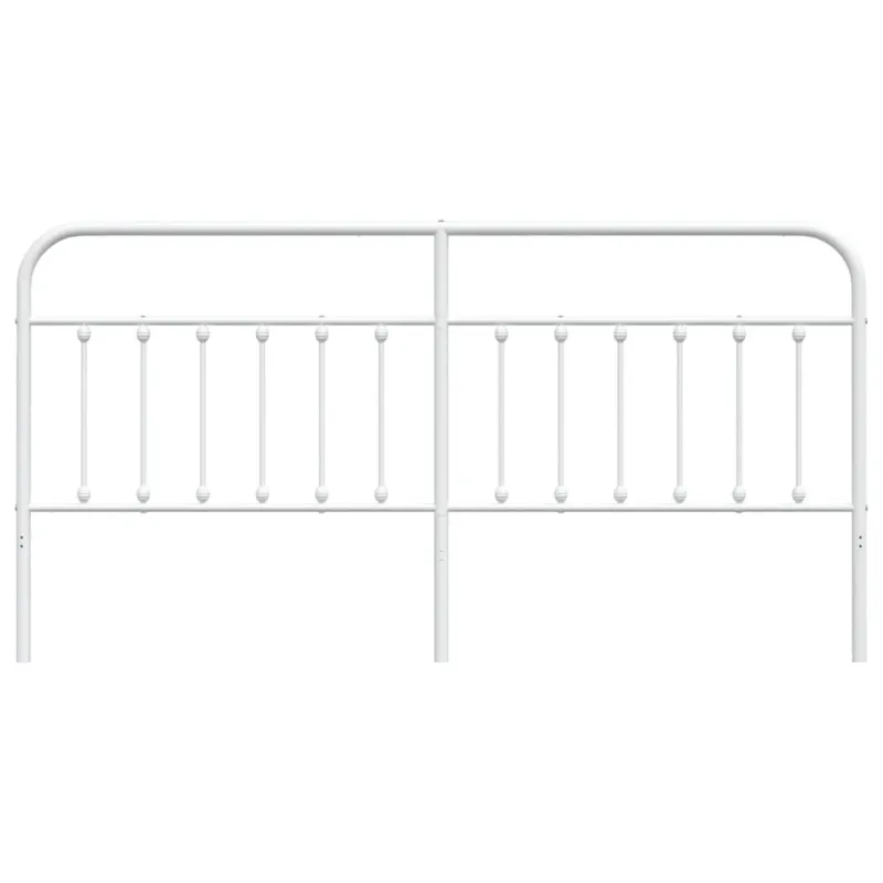 Metalinis pakaitinis galvūgalis, baltos spalvos, 200cm