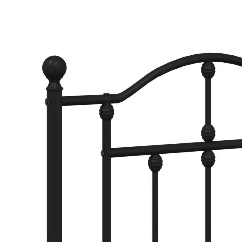 Metalinis pakaitinis galvūgalis, juodos spalvos, 120cm