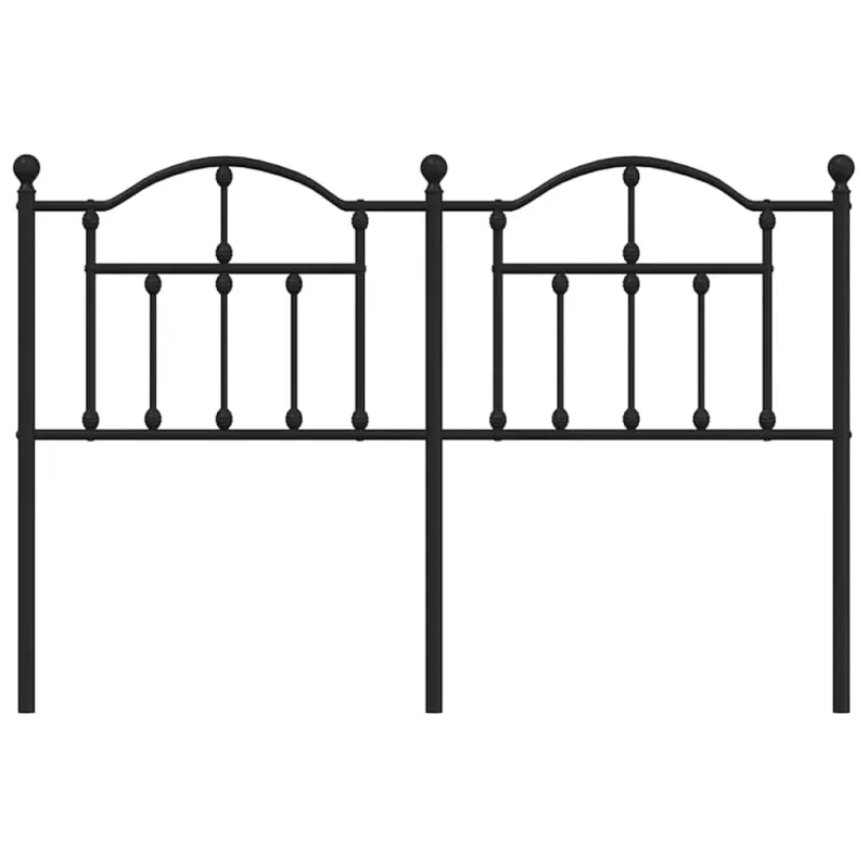 Metalinis pakaitinis galvūgalis, juodos spalvos, 150cm