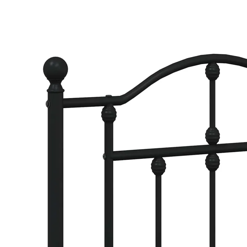 Metalinis pakaitinis galvūgalis, juodos spalvos, 160cm