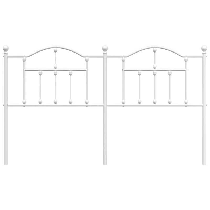 Metalinis pakaitinis galvūgalis, baltos spalvos, 180cm
