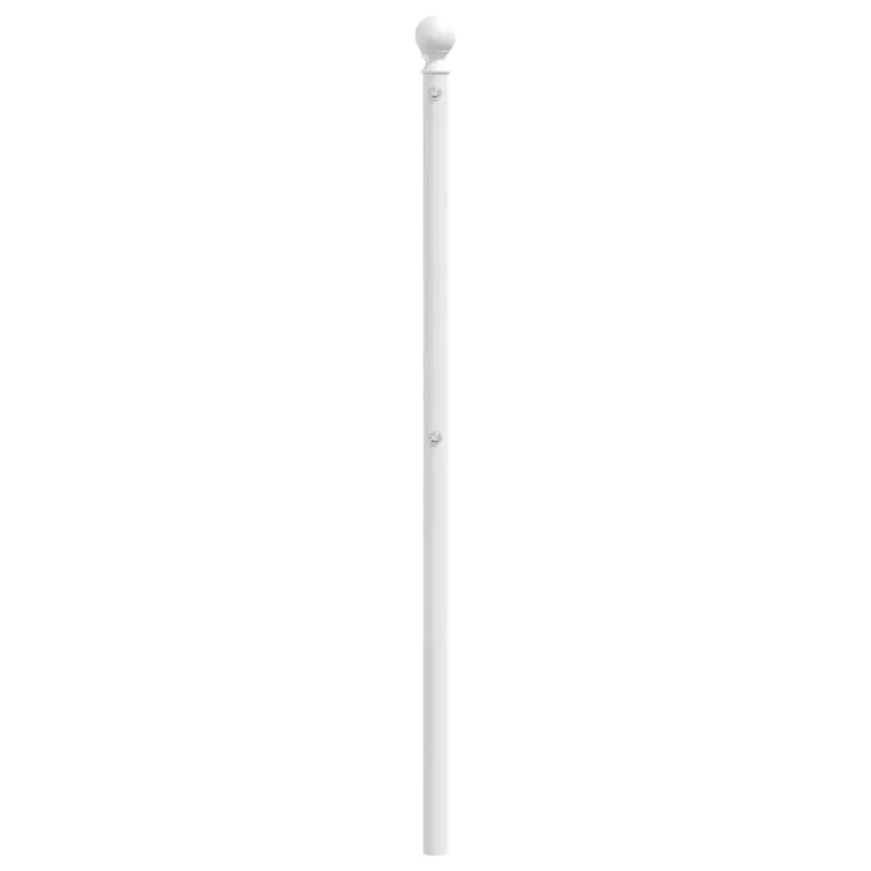 Metalinis pakaitinis galvūgalis, baltos spalvos, 180cm