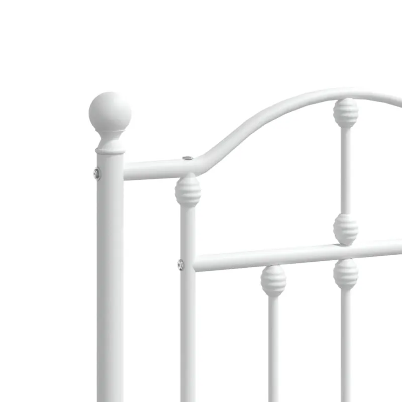 Metalinis pakaitinis galvūgalis, baltos spalvos, 180cm