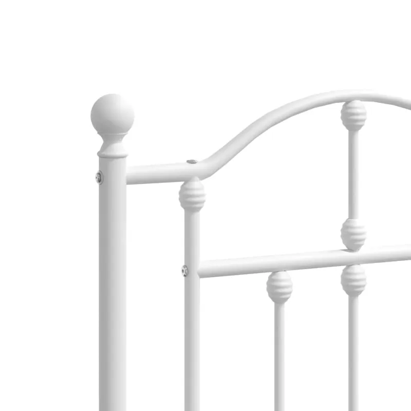 Metalinis pakaitinis galvūgalis, baltos spalvos, 193cm