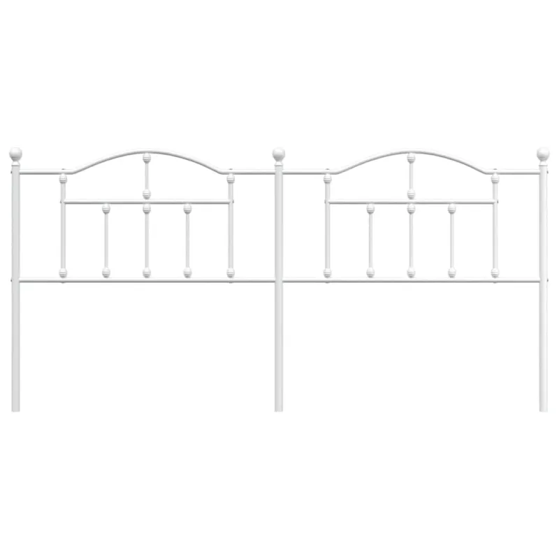 Metalinis pakaitinis galvūgalis, baltos spalvos, 200cm