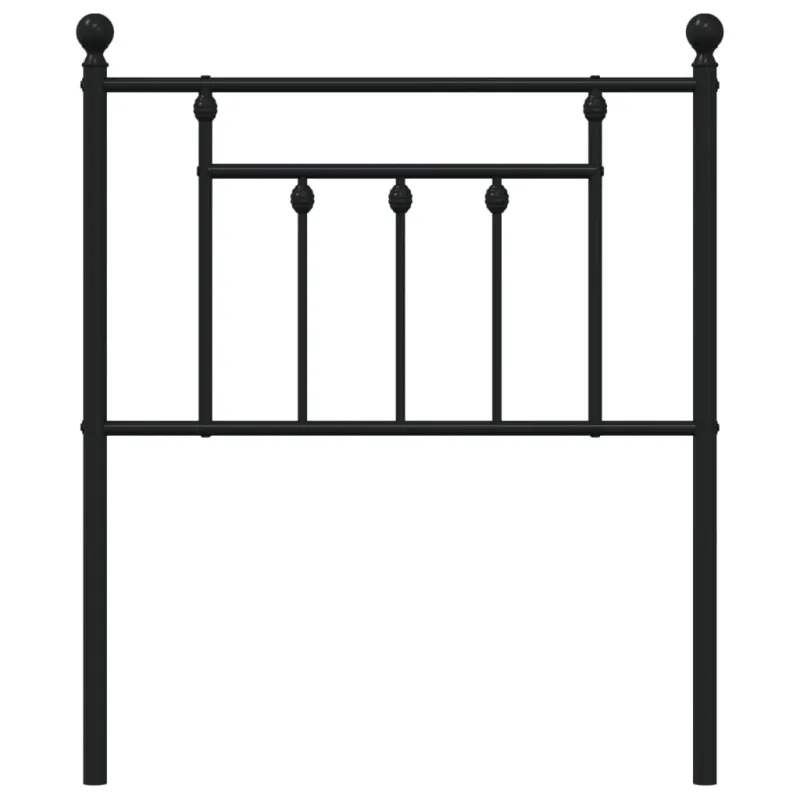 Metalinis pakaitinis galvūgalis, juodos spalvos, 75cm