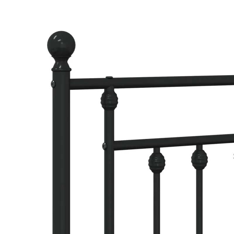 Metalinis pakaitinis galvūgalis, juodos spalvos, 80cm