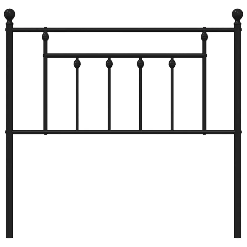 Metalinis pakaitinis galvūgalis, juodos spalvos, 90cm