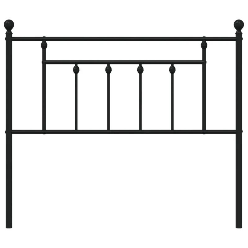 Metalinis pakaitinis galvūgalis, juodos spalvos, 107cm