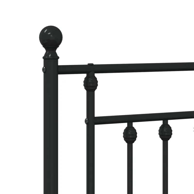 Metalinis pakaitinis galvūgalis, juodos spalvos, 120cm