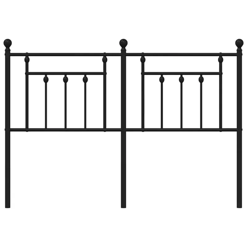 Metalinis pakaitinis galvūgalis, juodos spalvos, 140cm