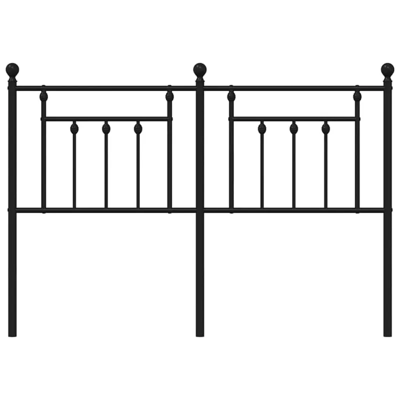 Metalinis pakaitinis galvūgalis, juodos spalvos, 150cm