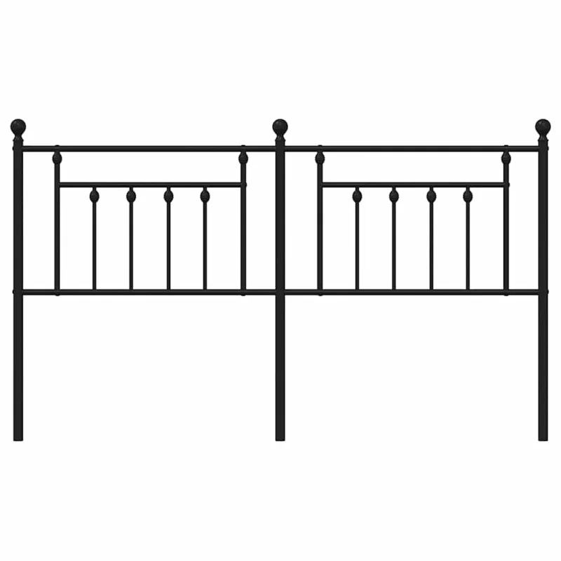 Metalinis pakaitinis galvūgalis, juodos spalvos, 160cm