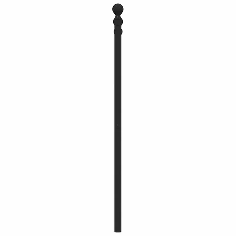 Metalinis pakaitinis galvūgalis, juodos spalvos, 180cm