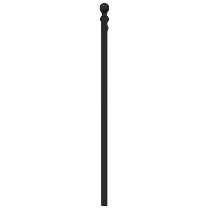 Metalinis pakaitinis galvūgalis, juodos spalvos, 200cm