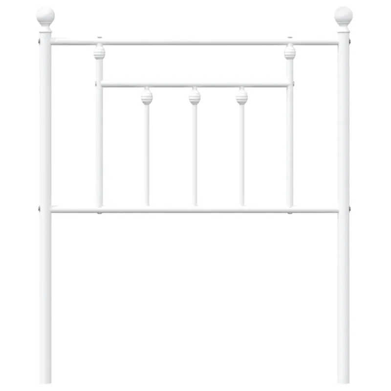 Metalinis pakaitinis galvūgalis, baltos spalvos, 75cm