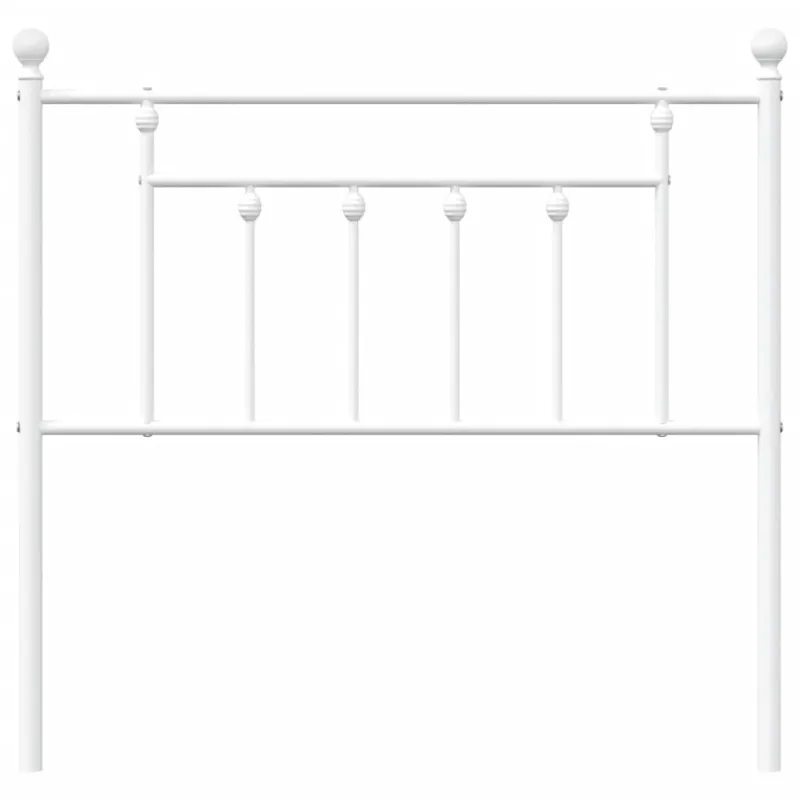 Metalinis pakaitinis galvūgalis, baltos spalvos, 90cm