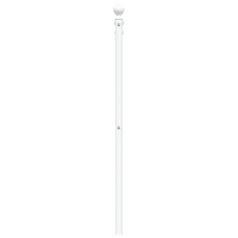 Metalinis pakaitinis galvūgalis, baltos spalvos, 90cm