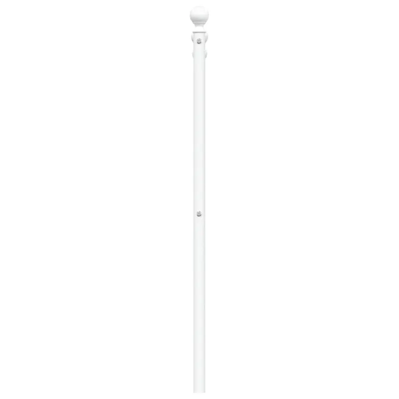Metalinis pakaitinis galvūgalis, baltos spalvos, 100cm