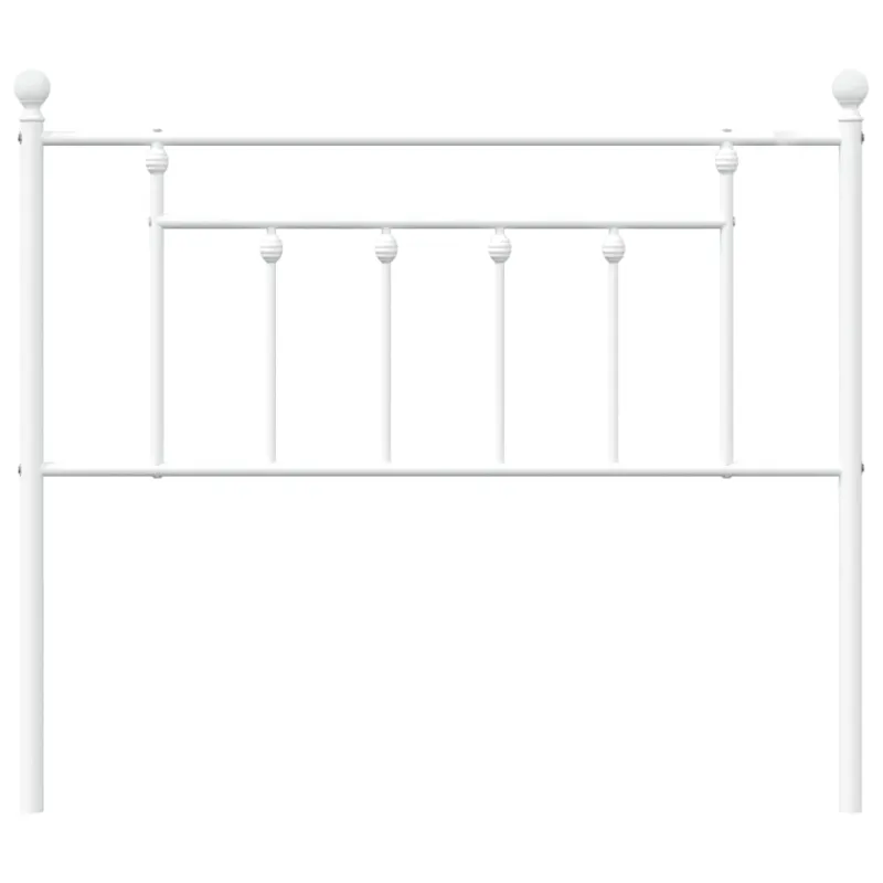 Metalinis pakaitinis galvūgalis, baltos spalvos, 107cm