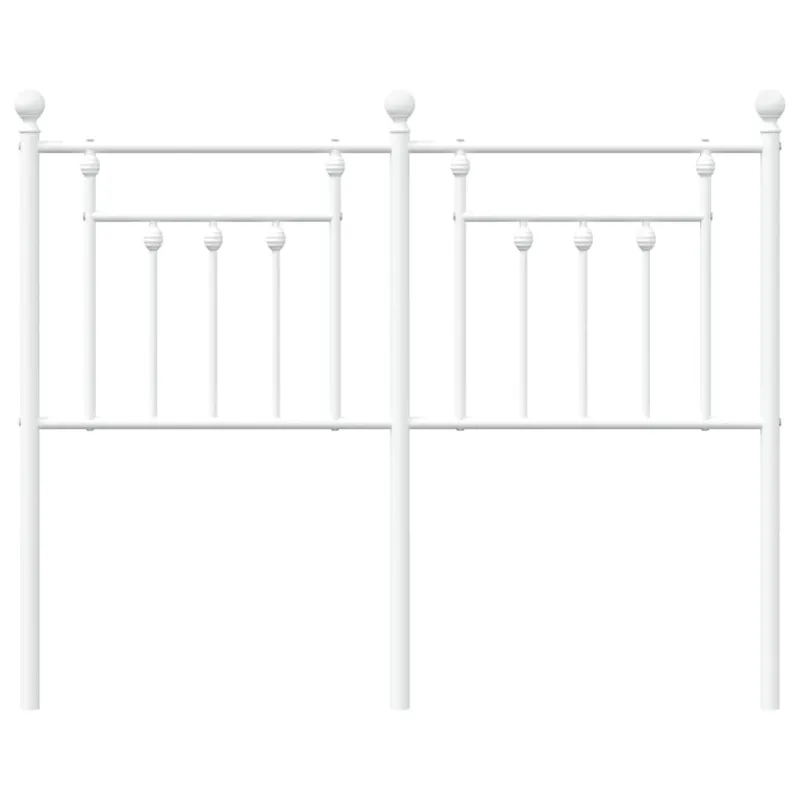 Metalinis pakaitinis galvūgalis, baltos spalvos, 120cm