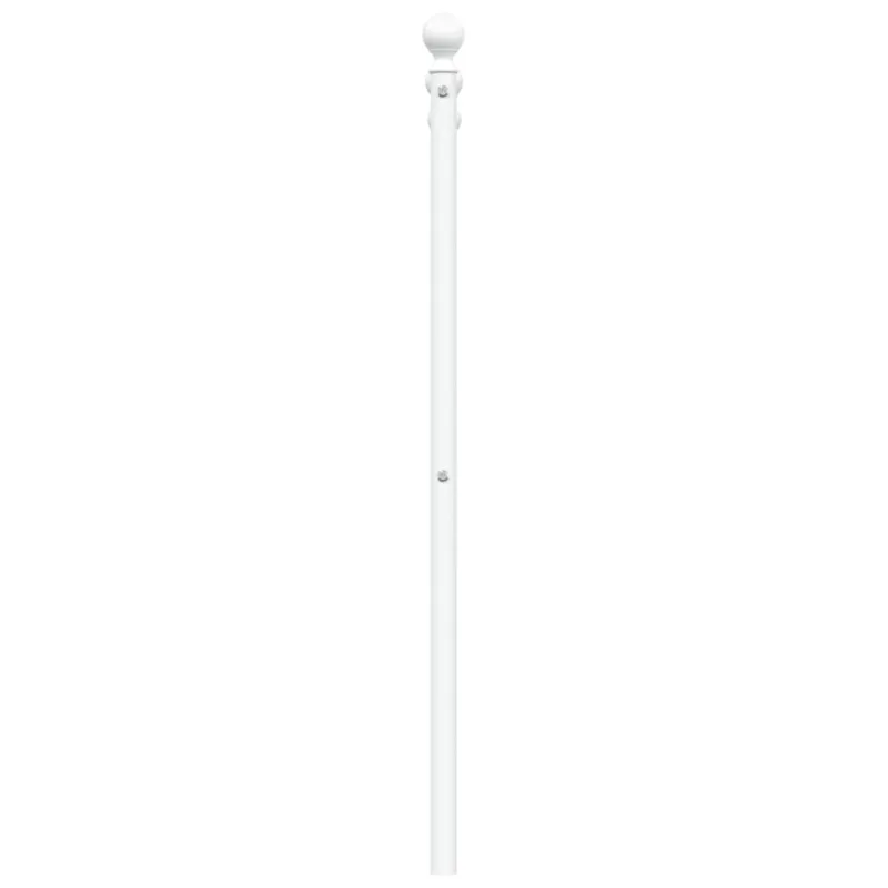Metalinis pakaitinis galvūgalis, baltos spalvos, 120cm