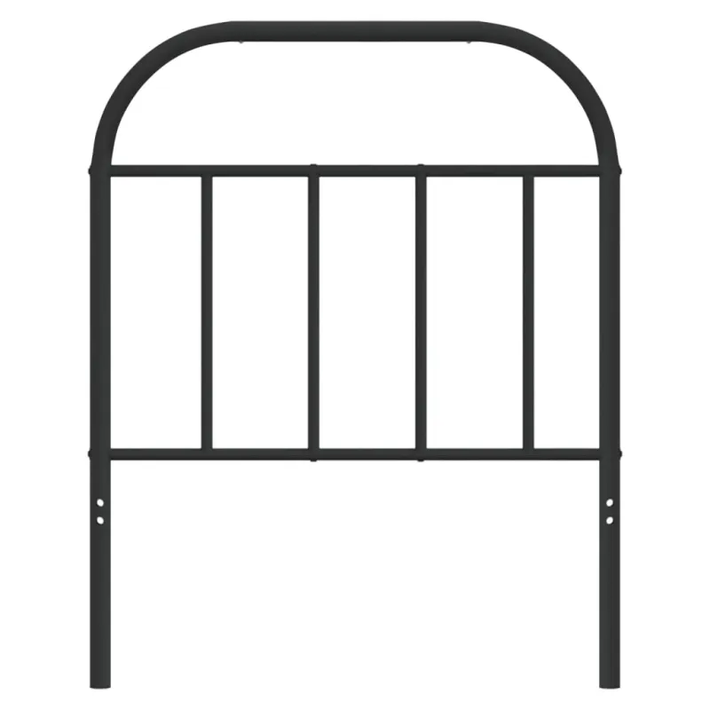 Metalinis pakaitinis galvūgalis, juodos spalvos, 75cm