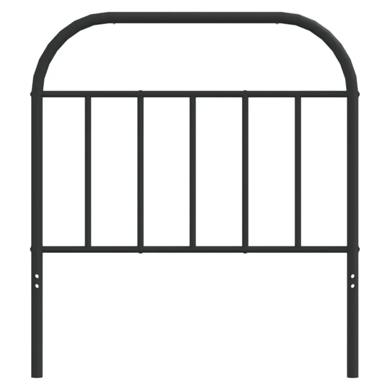Metalinis pakaitinis galvūgalis, juodos spalvos, 80cm