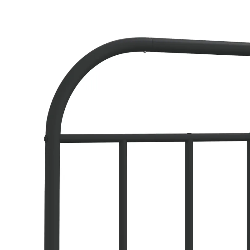Metalinis pakaitinis galvūgalis, juodos spalvos, 90cm