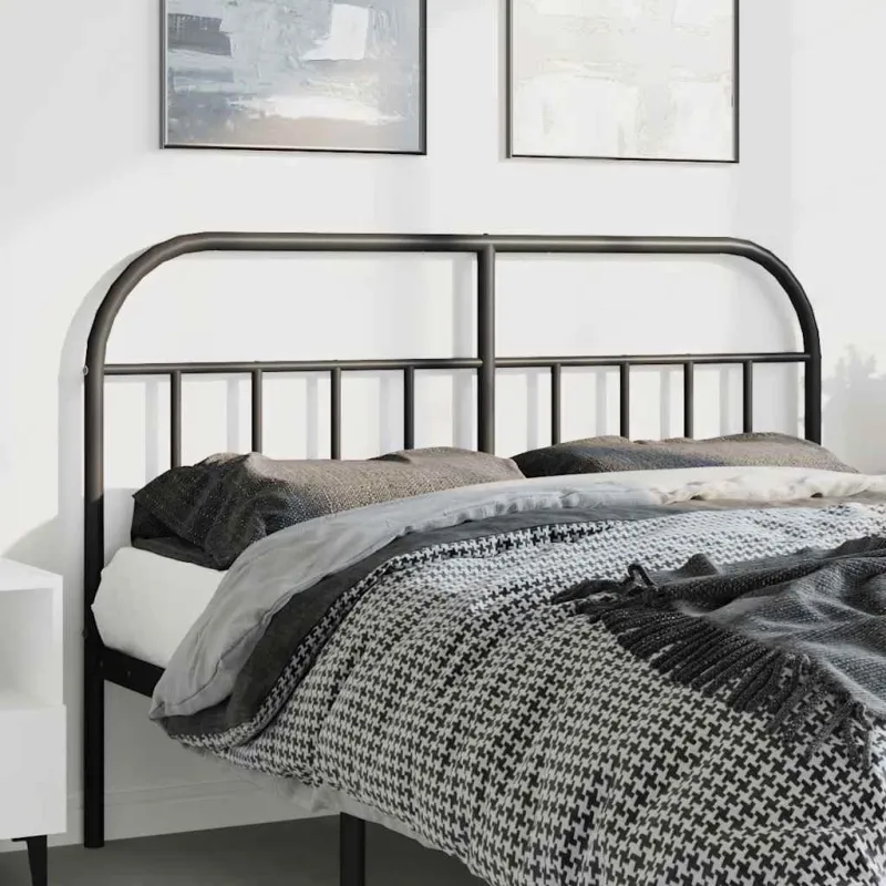 Metalinis pakaitinis galvūgalis, juodos spalvos, 135cm