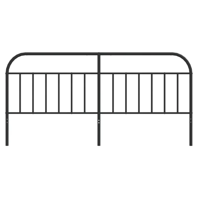 Metalinis pakaitinis galvūgalis, juodos spalvos, 200cm