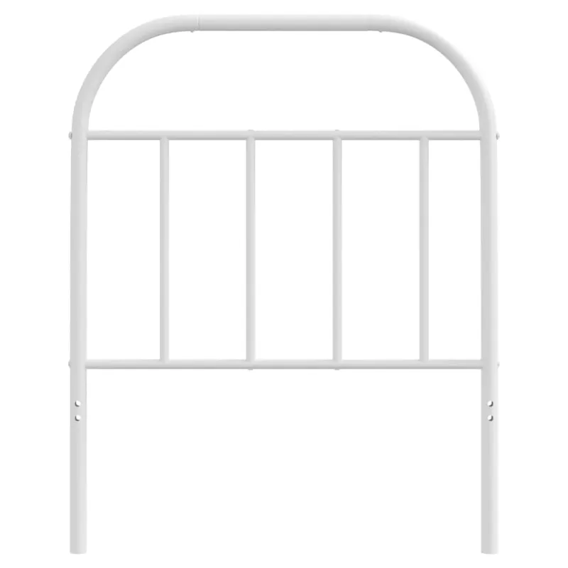 Metalinis pakaitinis galvūgalis, baltos spalvos, 75cm