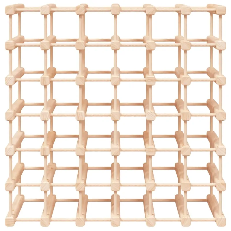 Vyno laikiklis 42 buteliams, 68,5x23x68,5cm, pušies masyvas