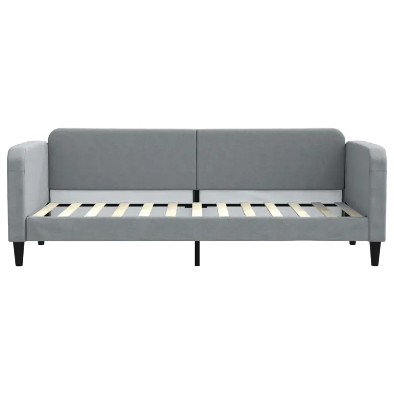 Sofa, šviesiai pilkos spalvos, 80x200cm, audinys