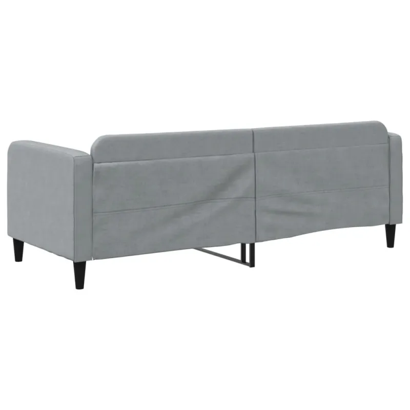 Sofa, šviesiai pilkos spalvos, 80x200cm, audinys