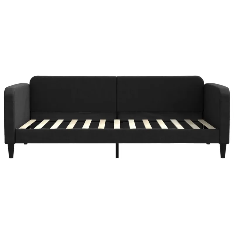 Sofa, juodos spalvos, 90x200cm, audinys