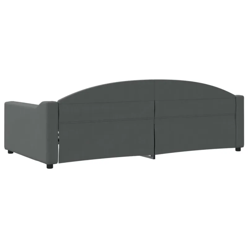 Sofa, tamsiai pilkos spalvos, 100x200cm, audinys