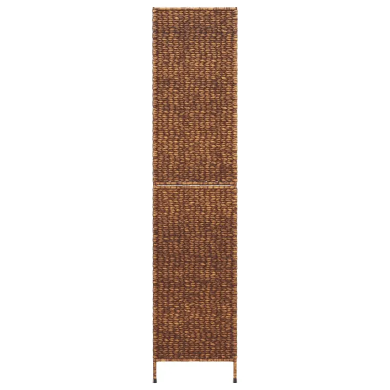 Kambario pertvara, 5 dalių, ruda, 205x180cm, vandens hiacintas